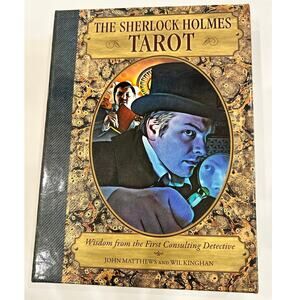 Rare OOP Sherlock Holmes Tarot Deck & Book box set unused